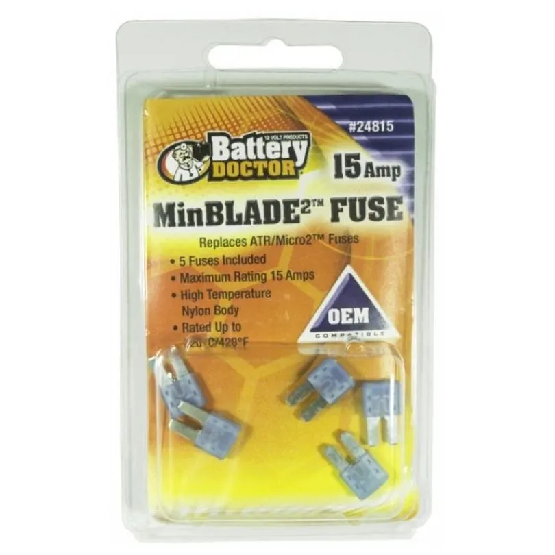 MINBLADE2 FUSE-15A-BLUE-5PC RE